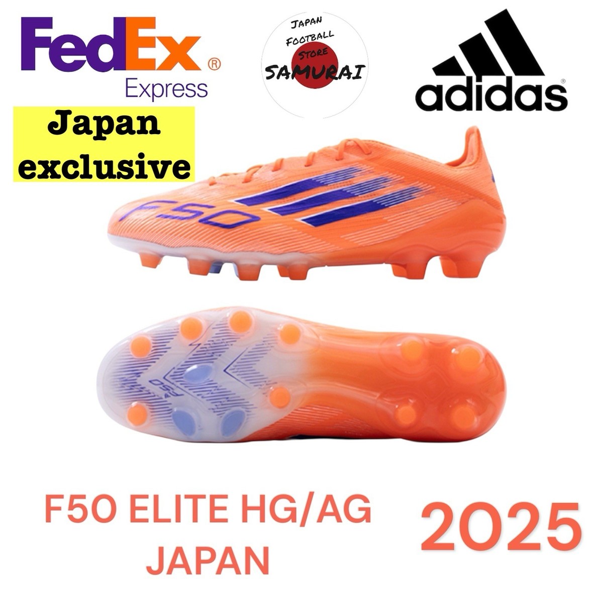 シューズ adidas F50 HG/AG JAPAN adidas F50 Elite HG/AG JAPAN JH7646 New Soccer Shoes authentic