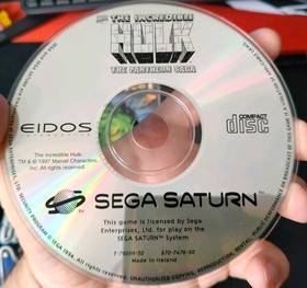 The Incredible Hulk: The Pantheon Saga - SEGA Saturn (PAL) Game Boxed w/ Manual