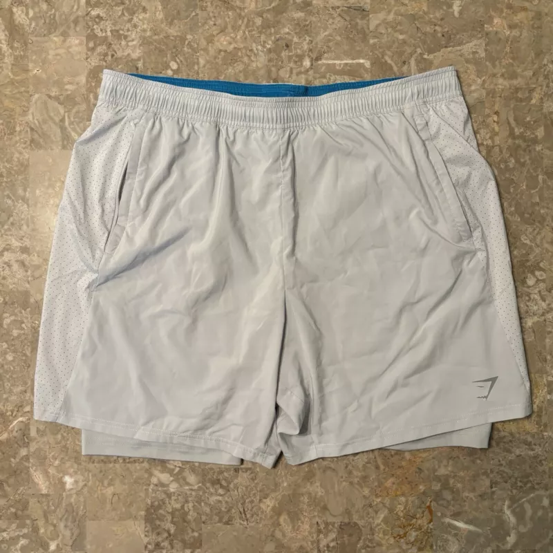 gymshark aspect lined 2 in 1 gym running performance shorts