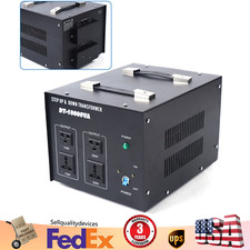 8000W Powerful Converter Transformer Step Up/Down 110V 220V Voltage Stock USA 