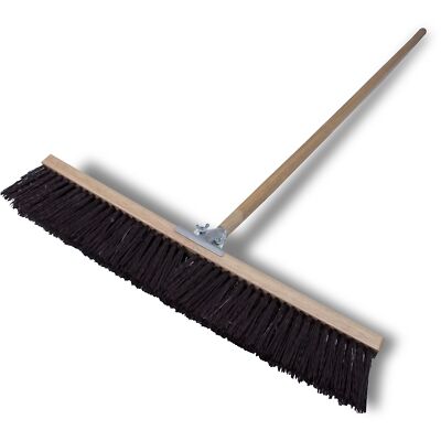 みっちぇる 本革 BROOM MaxiStrong® Outdoor Broom 48IN Red Black Steel PET With 13IN