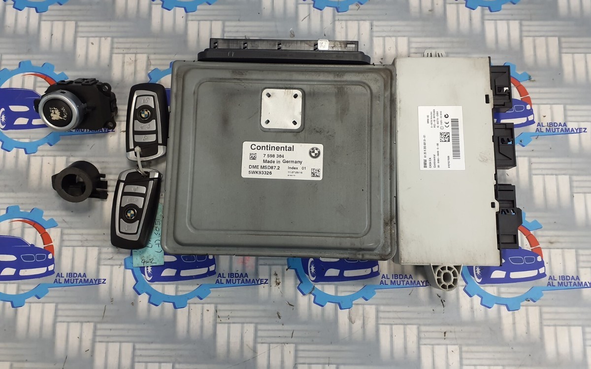 BMW 740i N54 F01 F02 MSD87.2 ENGINE CONTROL ECU COMPLETE SET