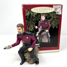 Hallmark Keepsake Ornament Star Trek Next Generation Commander William T Riker