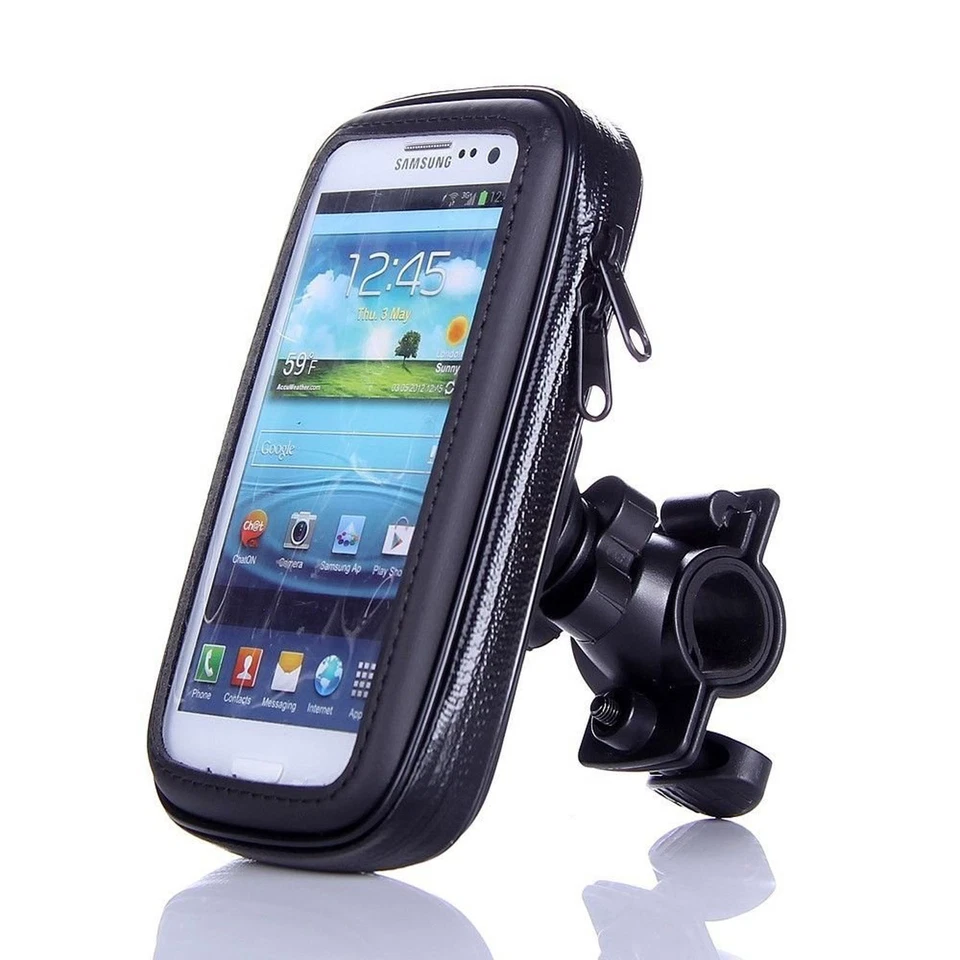 Bicycle Bike Mount Holder Cycle Case for All Mobile Cell Phone Cover Waterproof - Image 2 of 4