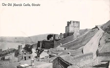 Rock of Gibraltar Moorish Castle British Colony Naval Base Harbor Postcard H29