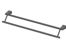 4714MX Bleu, 24" Double Towel Bar In Matte Black