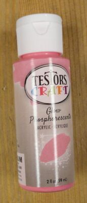 Testors Rockstar Glow in the Dark Acrylic Paint 2oz TES297499