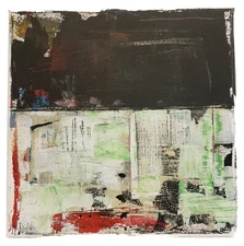 No.589 Original Abstract Modern Minimal Urban Textured Painting By K.A.Davis