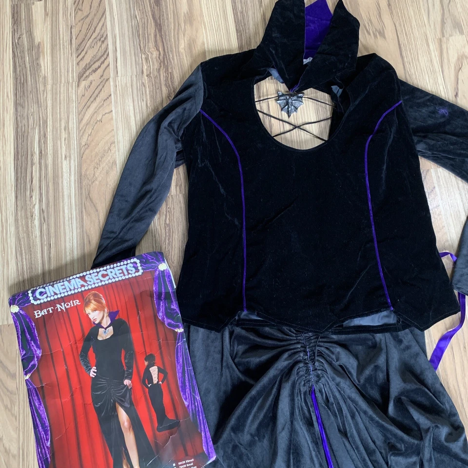 Sexy Disfraz de Murciélago Negro Adulto Mujer Fiesta Halloween Murciélago Grande ☼ Foto 2 de 4