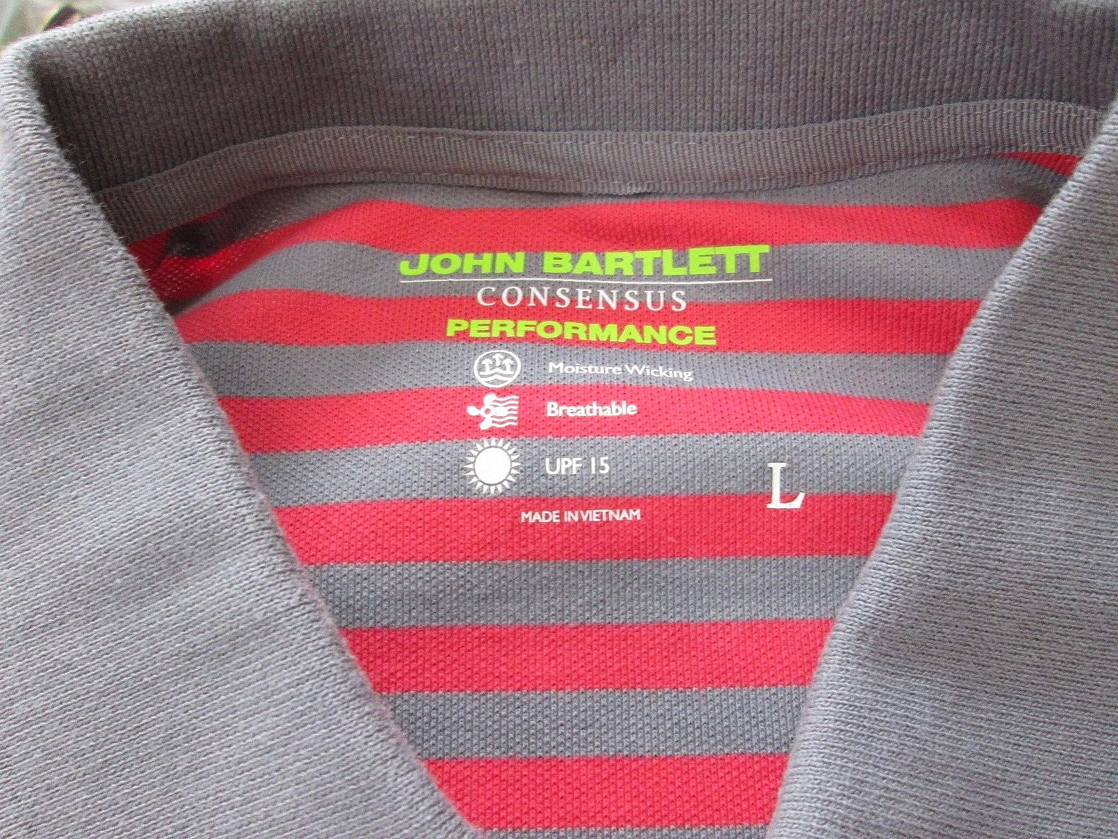 John Bartlett Consensus Performance Polo Shirt Me… - image 4