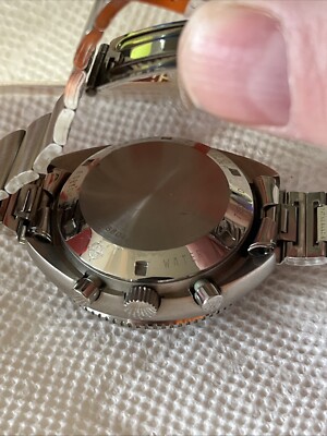 Vintage 70's Zodiac SeaWolf Giant Chronograph Super Divers Watch