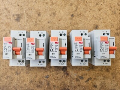 LS ELECTRIC, RKP, RCBO, AC Type, 1 Pol+N, x Amp, 30ma, C Curve, 240V AC