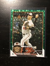 2023 Topps Series 2 Green Foil /499 Spenser Watkins #393 Orioles Card PWE