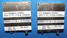 One CTI PCRO 568MHz X 18  10.224GHz for 10.368GHz with 144MHz I.F. ref 71,113.6