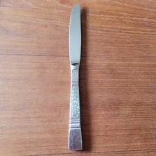 Gorham Design Studios Baluster 9 3/16" Dinner Knife Hollow Hammered 18-8 Japan