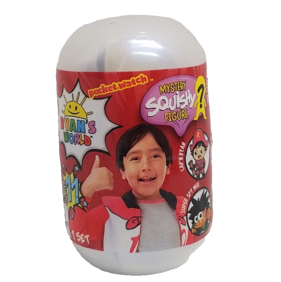 RYAN'S WORLD Mystery Squishy Figures, Series 11, Toy Egg Capsule