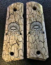 1911 fits Grips Colt Gov & Clones Warrior Chief Flag Full Size NEW '21