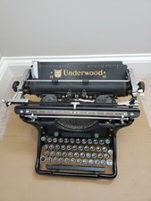 Antique Underwood 6 12 Vintage Typewriter Untested thumbnail