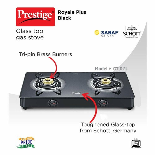 prestige royale plus 2 burner