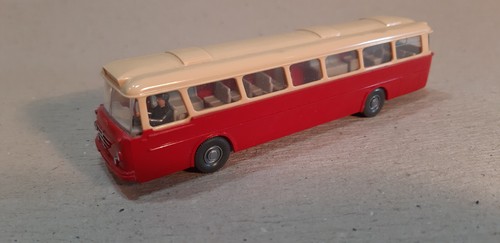alter WIKING H0 721 Senator Büssing Reisebus Ep III 1953-1957 vintage rot/beige