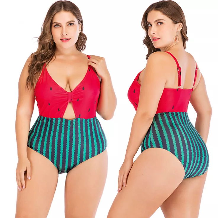 Women Plus Size Swimwear Swimsuit Bathing Suit Bikini | eBay