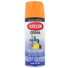 Krylon 2116 OSHA 12-Oz Safety Red Aerosol Spray Paint, OSHA APWA Standard