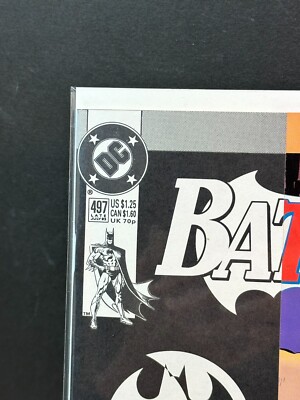 BATMAN #497 SIGNED BY JIM APARO W/ COA 267/500 COMIC 1993 NM DC