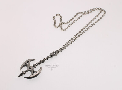 Alchemy Gothic Brannon's Axe Halskette P200 Goth 1996 Biker Wikinger Zinn