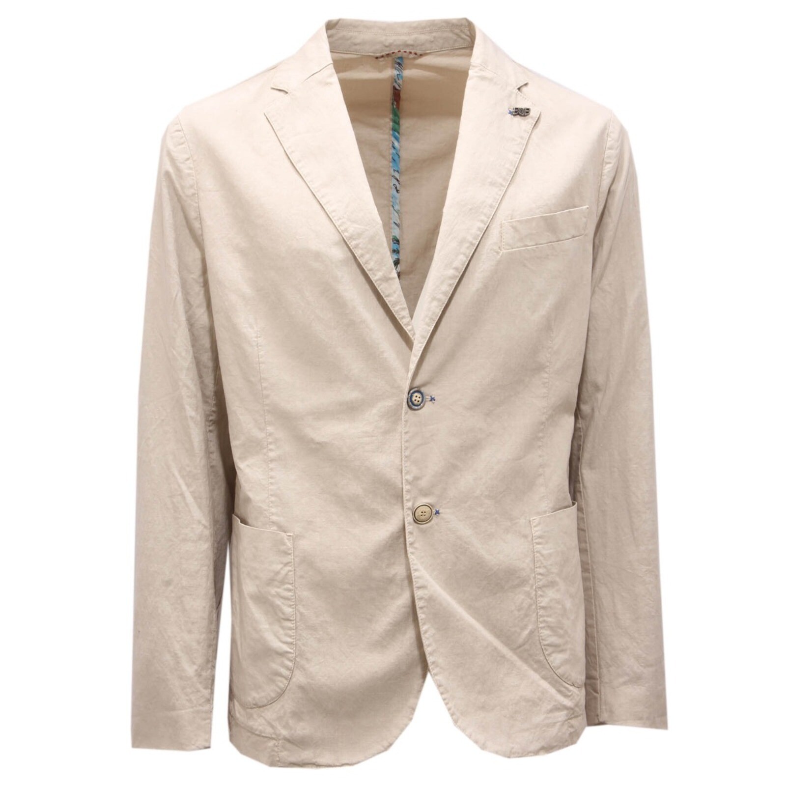 7108AH мужская куртка giacca uomo BOB off white из хлопкальна 36790₽