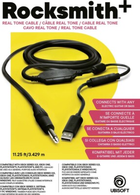 Rocksmith Real Tone Kabel / Cable - PC XBOX ONE X S  PS3 PS4 PS5 - *NEU*