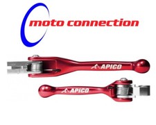 APICO SNAP BACK LEVERS BRAKE & CLUTCH - HONDA CRF250 R 2007 - 2023 MX HON3-RD