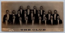 Postcard Granville OH Denison College Glee Club 13 and 14 "The Club" RPPC
