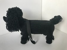 Robin Piccone Hand Beaded Black Poodle Purse/clutch. Vtg, Collectible, Very Rare
