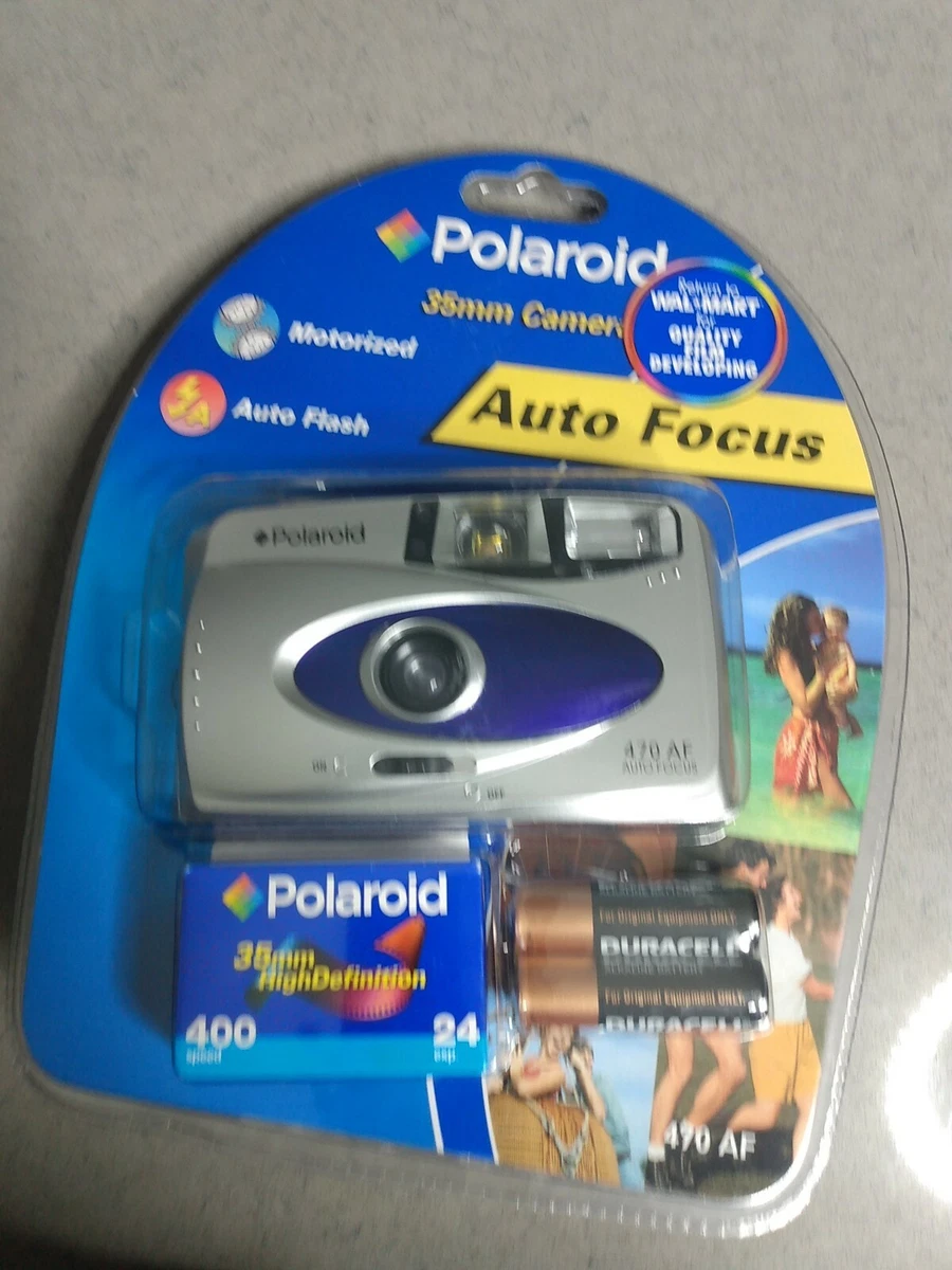 Polaroid 3000 AF Panoramic 35mm Film Camera Auto Flash Autofocus W.