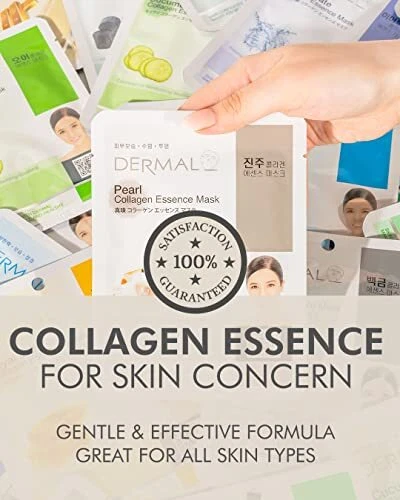 39 Combo Pack A Collagen Essence Korean Face Mask - Hydrating and Soothing Fa... - Image 3 of 4