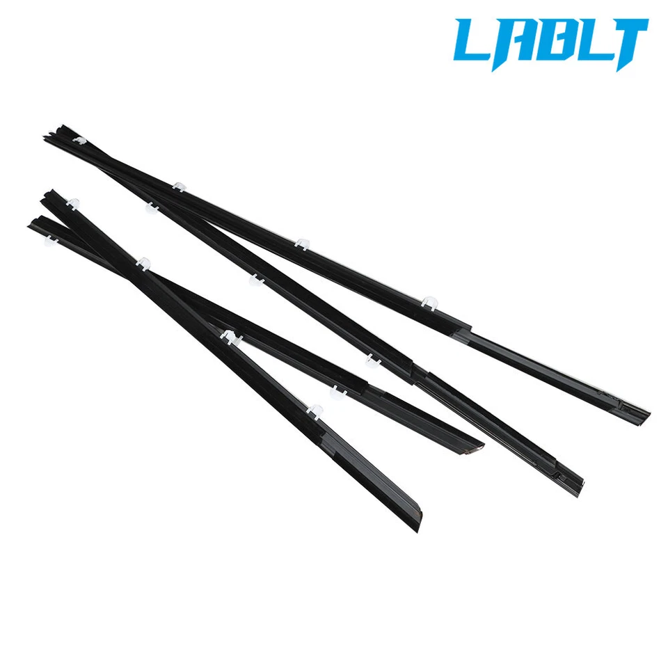 LABLT Window Moulding Trim Weather Strips Seal Belt For 2012-14 2015 Honda Civic Foto 3 de 4