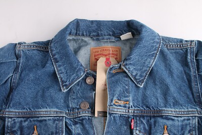 Levi's Original Womens Puff Sleeve Trucker Isabel Jean Jacket Size