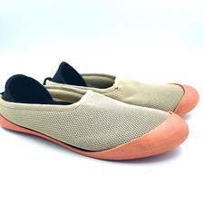 Mahabis Sz 38 EU 7-7.5 US Womens Slippers Tan Peach Rubber Soles Mesh