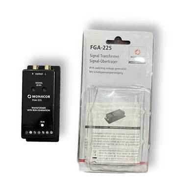 MONACOR FGA-22S Transmitter LS / line level Transducers with switching voltage