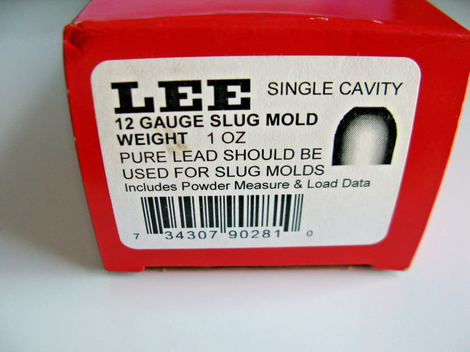 LEE 90281 12 GAUGE 1 OUNCE SHOTGUN SLUG MOLD "SINGLE CAVITY"  - Image 2 of 3