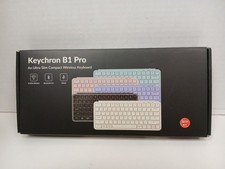 Keychron B1 Pro Ultra-Slim Compact Wireless Keyboard, Space Gray  1 