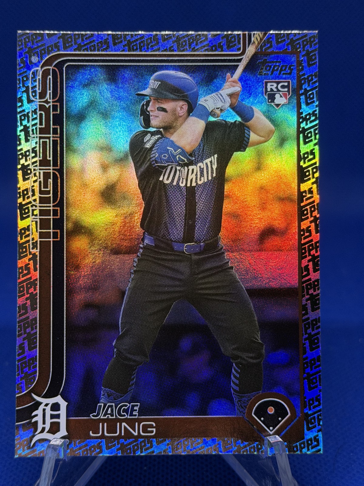 2025 Topps Series 1 - Jace Jung #80 Topps Foil Pattern (RC)