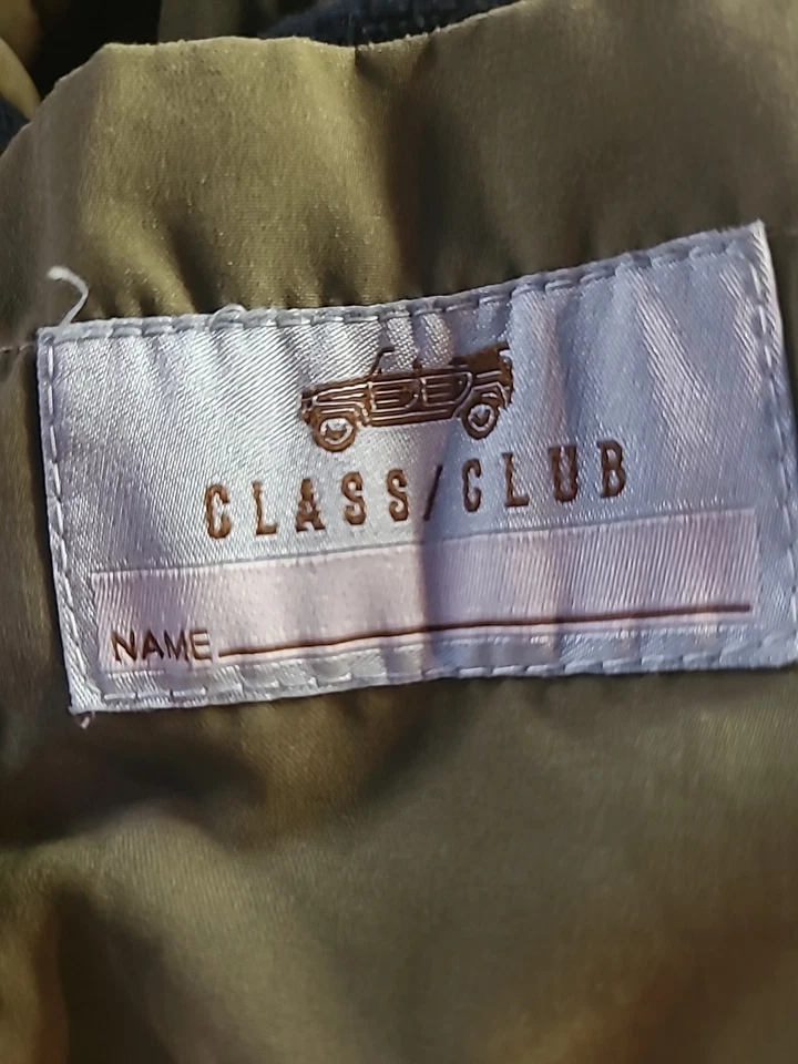 Chaleco Chaqueta Clase/Club Talla S 2/3 Color Verde Oliva Con Cremallera Y Botones Foto 4 de 4
