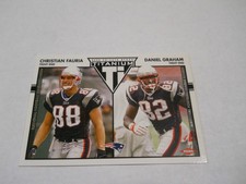 DANIEL GRAHAM ROOKIE CARD NEW ENGLAND PATRIOTS 2002 PRIVATE STOCK TITANIUM. rookie card picture