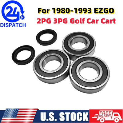 Crankshaft Bearing Seal Kit Crank Seal For 1980-1993 EZGO 2PG 3PG Golf Car Cart 