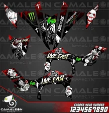 yamaha yfz 450r yfz450 2009-2013 decals graphics stickers kit