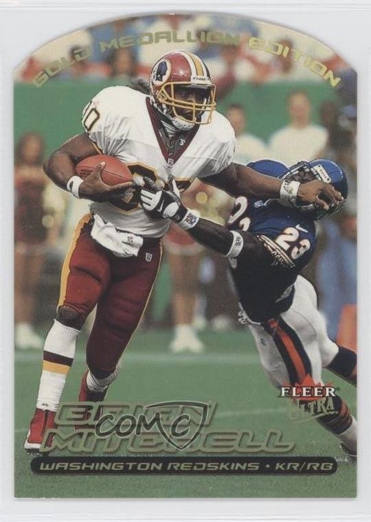2000 Fleer Ultra Gold Medallion Brian Mitchell #93G 0c4