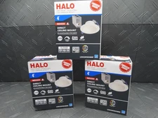 HALO LCR4 4 in. Soft White Selectable CCT LED Recessed Light (Lot of 3)