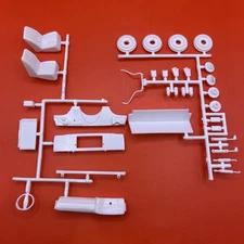 1984 GMC Truck Seats Dash Wheel Hubs Shocks Firewall Model Parts MPC 1:25 New 7