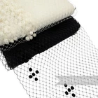 Vintage Replica Diamond Pattern Dotted Veiling for millinery 1m (1.09 yards)